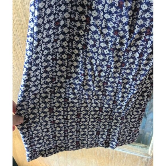 Anthropologie Hei Hei Pants Wide Leg Festival Hippie Boho Womens Blue Sz XXSP - Picture 9 of 16